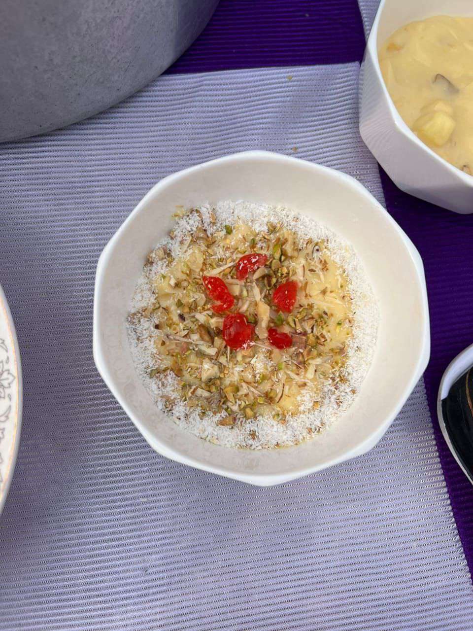 Pistachio dessert